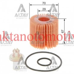 YAĞ FİLTRESİ COROLLA 1.4 DİZEL D4D / YARIS 1.4 D4D / AURIS 13= YAĞ FİLTRESİ COROLLA 1.4 DİZEL D4D / YARIS 1.4 D4D / AURIS 13=